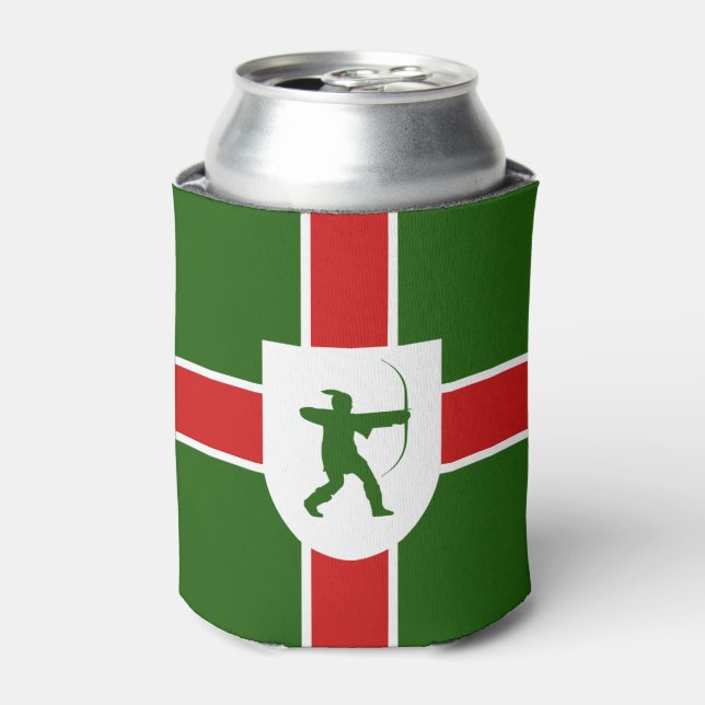Flag of Nottinghamshire Can Cooler (Can Front)