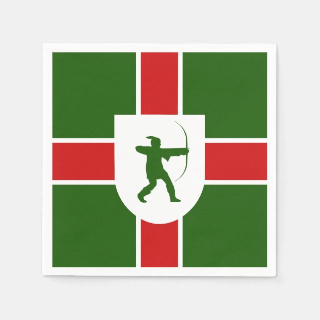 Flag of Nottinghamshire Napkin (Front)