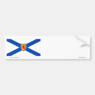 Flag of Nova Scotia, Canada Bumper Sticker