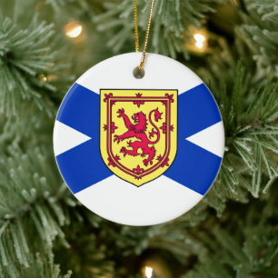 Flag of Nova Scotia, Canada Ceramic Ornament