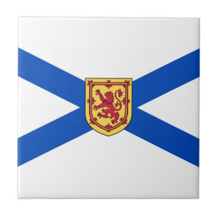 Flag of Nova Scotia (Canadian Province) Ceramic Tile