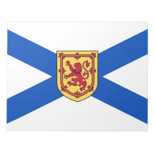 Flag of Nova Scotia (Canadian Province) Notepad