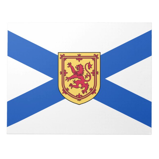 Flag of Nova Scotia (Canadian Province) Notepad (Front)