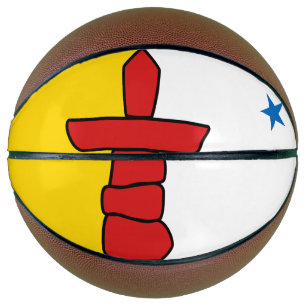 Flag of Nunavut, Canada Basketball