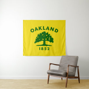 Flag of Oakland, California Tapestry