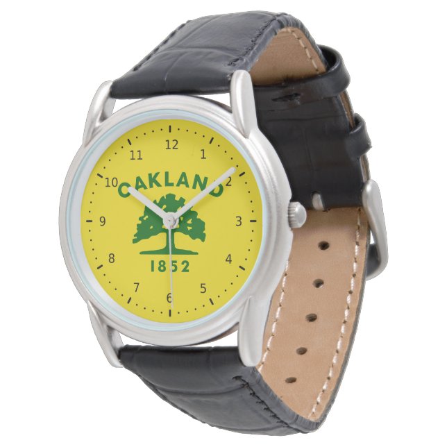Flag of Oakland, California Watch (Angled)
