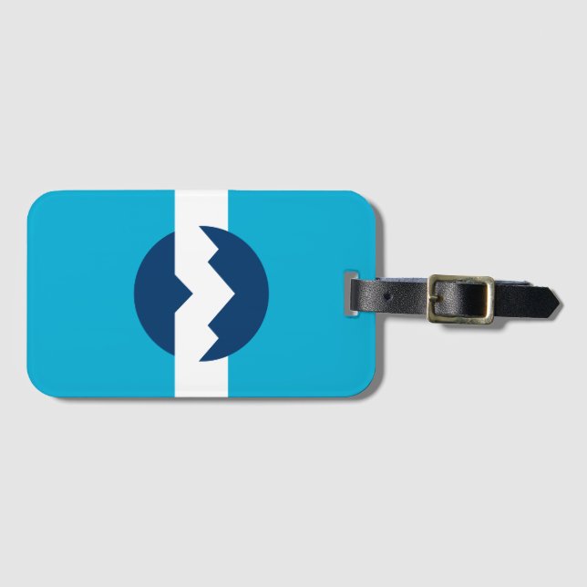 Flag of Ogden, Utah Luggage Tag (Front Horizontal)
