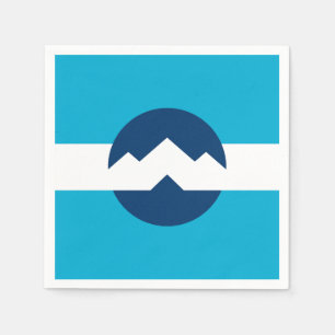 Flag of Ogden, Utah Napkin