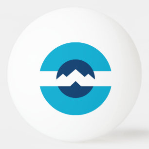 Flag of Ogden, Utah Ping Pong Ball