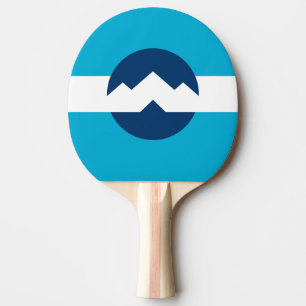 Flag of Ogden, Utah Ping Pong Paddle