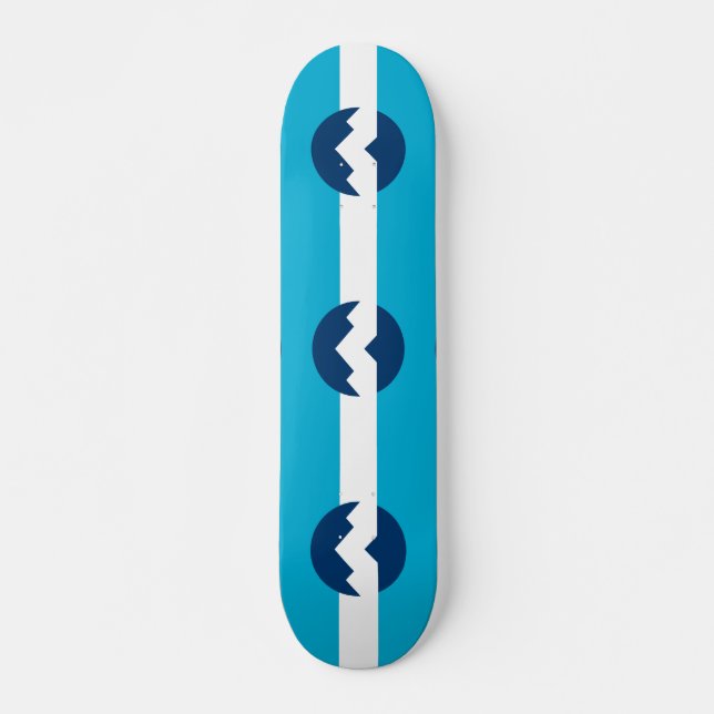 Flag of Ogden, Utah Skateboard (Front)