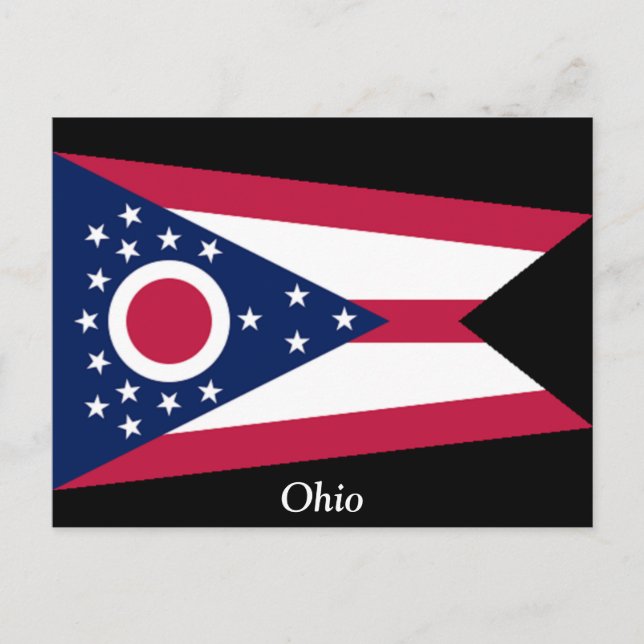 Flag of Ohio Postcard (Front)