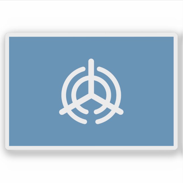 Flag of Oita city (Ōita), Oita, Japan (Front)