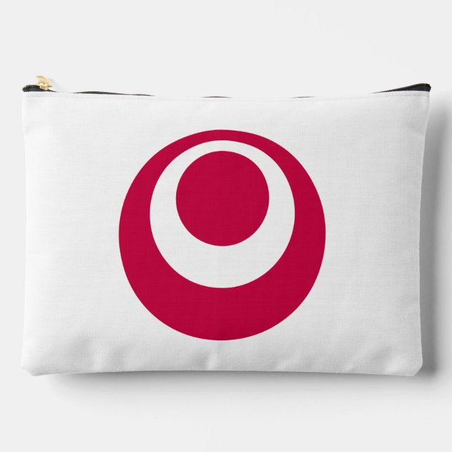 Flag of Okinawa Prefecture, Japan Accessory Pouch (Front)