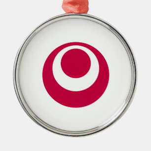 Flag of Okinawa Prefecture, Japan Metal Ornament