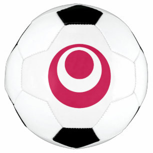 Flag of Okinawa Prefecture, Japan Soccer Ball