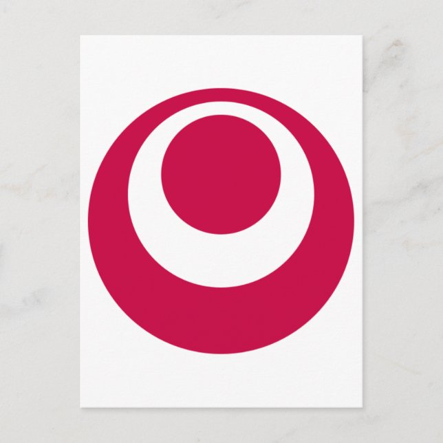 Flag of Okinawa Prefecture Postcard (Front)