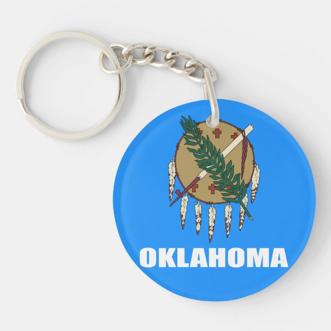 Flag of Oklahoma  Key Ring (Front)