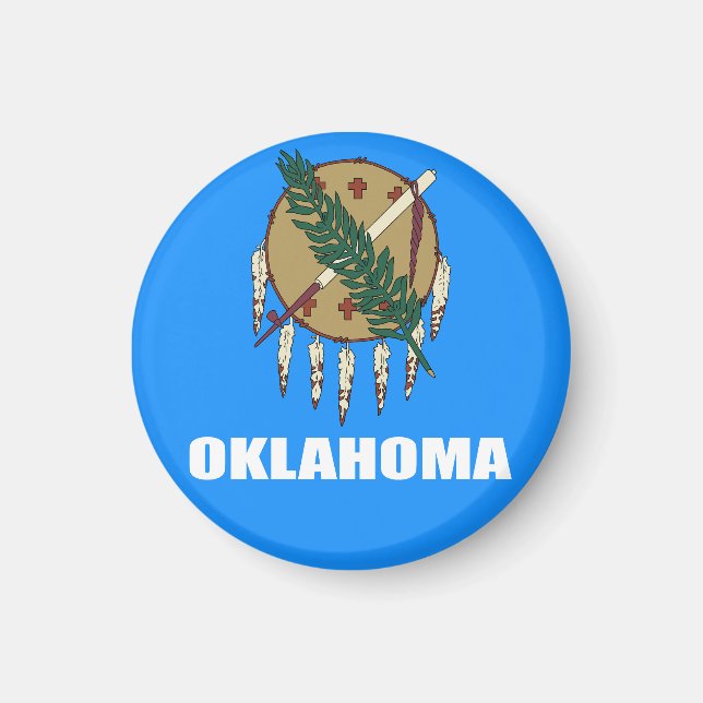 Flag of Oklahoma  Magnet (Front)