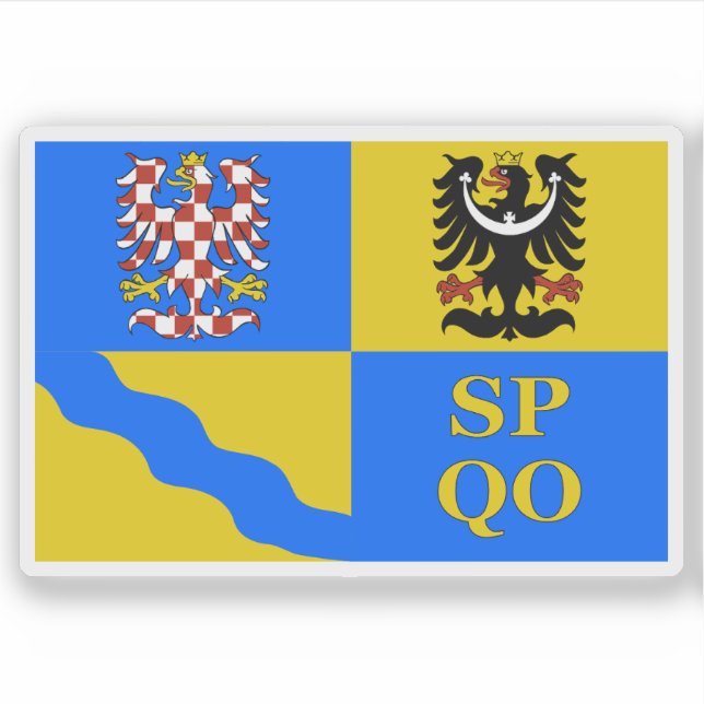 Flag of Olomouc Region, Czech Republic (Front)