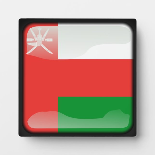 Flag of Oman Plaque (Front)