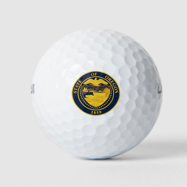 Flag of Oregon Golf Balls (Front)