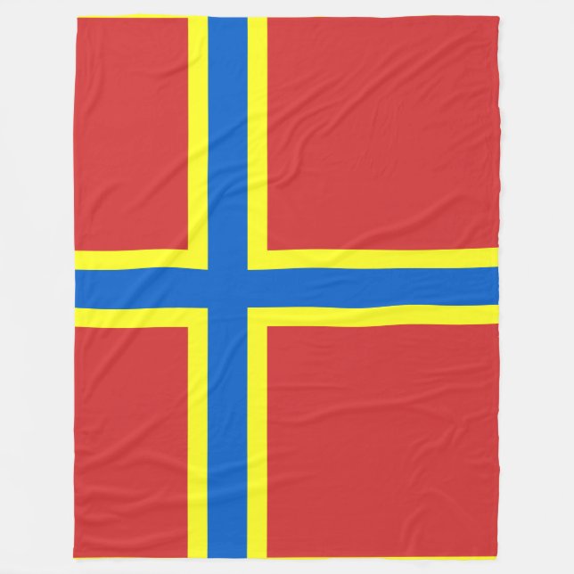 Flag of Orkney Fleece Blanket (Front)