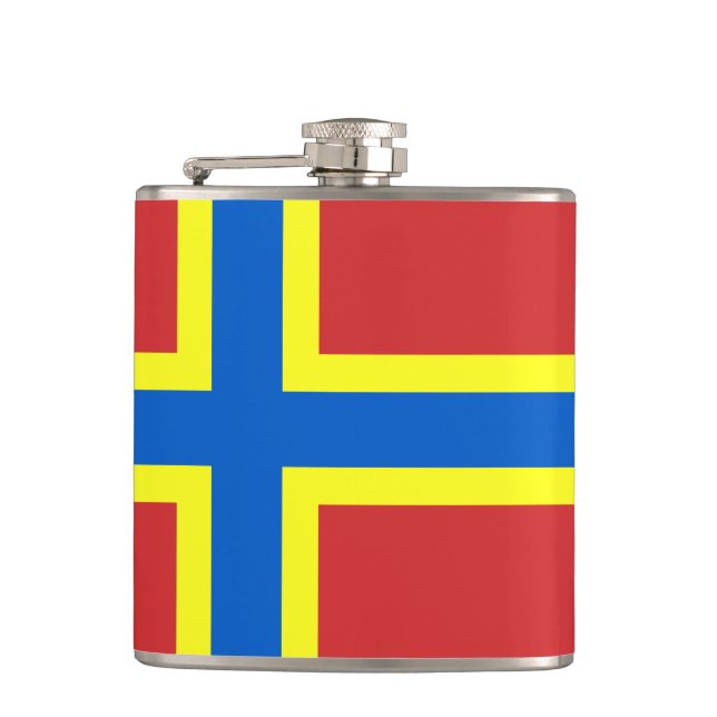 Flag of Orkney Hip Flask (Front)