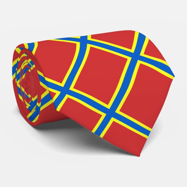 Flag of Orkney Tie (Rolled)