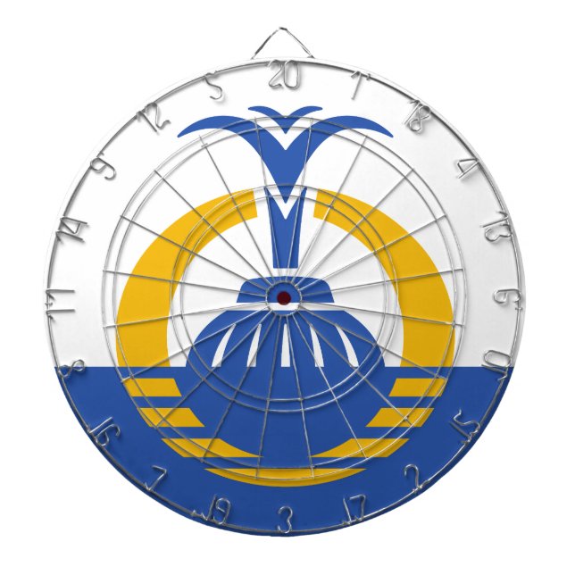  Flag of Orlando, Florida. Dartboard (Front)