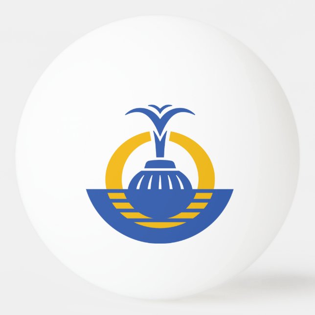  Flag of Orlando, Florida. Ping Pong Ball (Front)