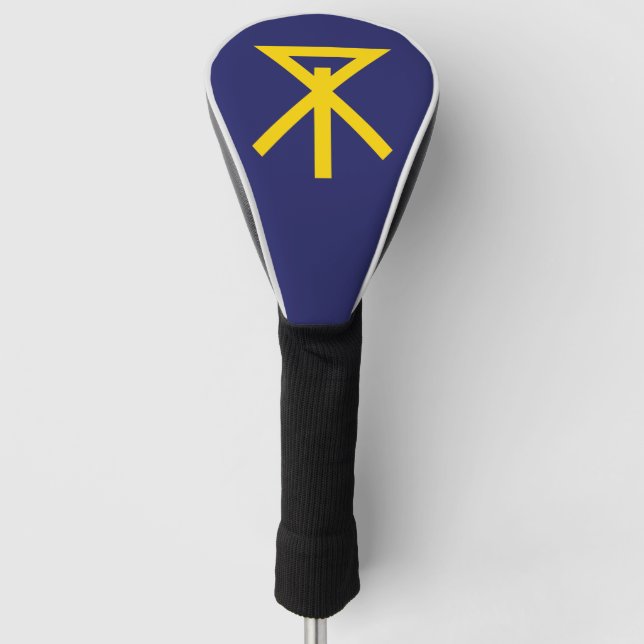 Flag of Osaka - city (大阪市) Golf Head Cover (Front)