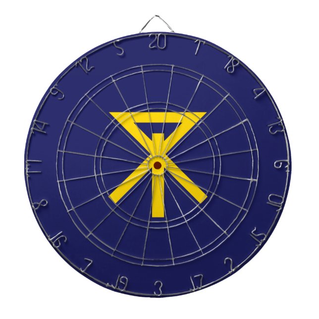 Flag of Osaka (Japan) Dartboard (Front)