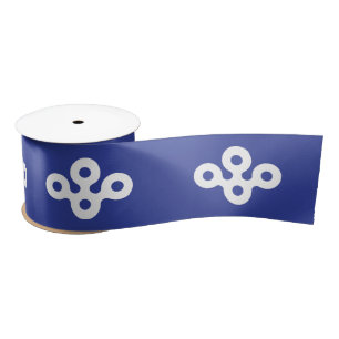 Flag of Osaka Prefecture, Japan Satin Ribbon