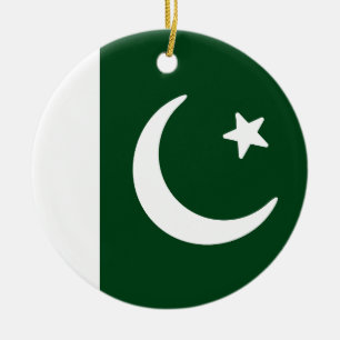 Flag of Pakistan Ceramic Ornament