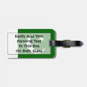 Flag of Pakistan Personal Easy ID Luggage Tag