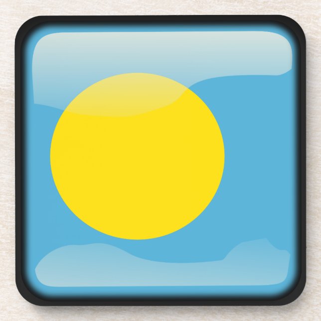 Flag of Palau Coaster (Front)