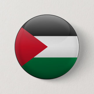 Flag of Palestine 6 Cm Round Badge