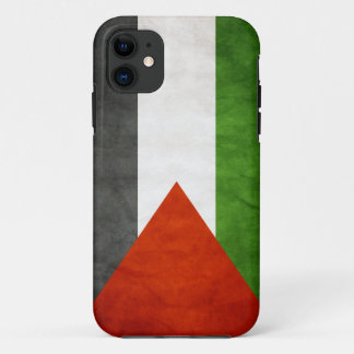 Flag of Palestine - Grunge iPhone 11 Case