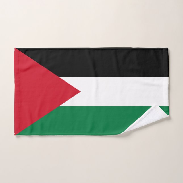 Flag of Palestine Hand Towel (Hand Towel)