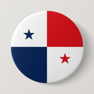 Flag of Panama 7.5 Cm Round Badge