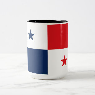 Flag of Panama Two-Tone Coffee Mug