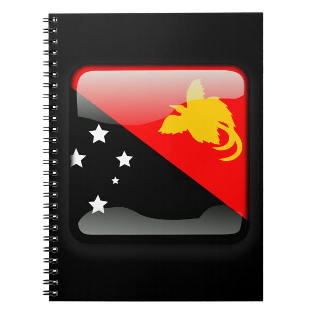 Flag of Papua New Guinea Notebook (Front)