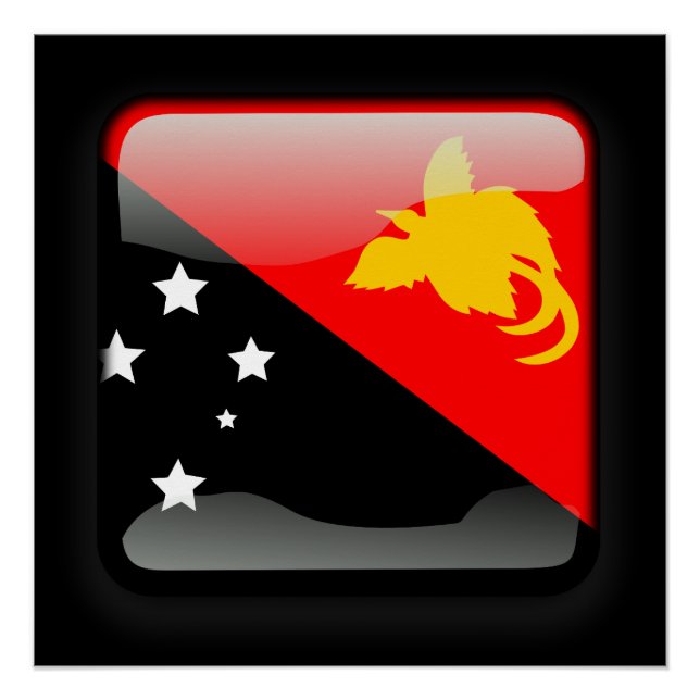 Flag of Papua New Guinea Poster (Front)