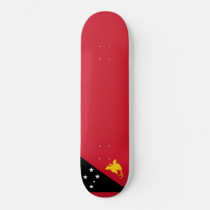 Flag of Papua New Guinea Skateboard