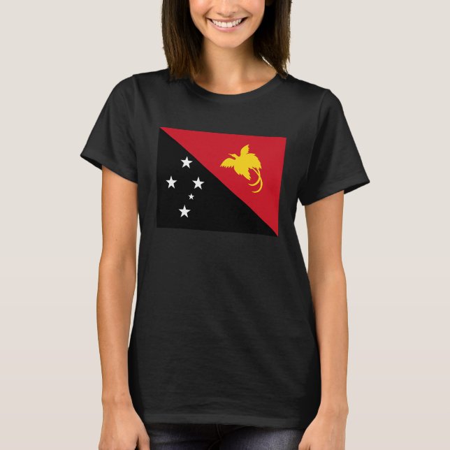 Flag of Papua New Guinea T-Shirt (Front)