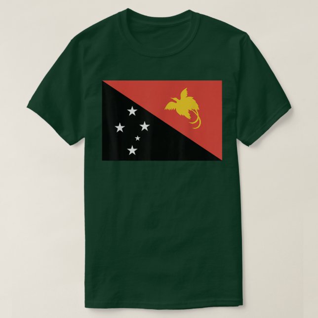 Flag of Papua New Guinea  Tee Tees T  T  (Design Front)