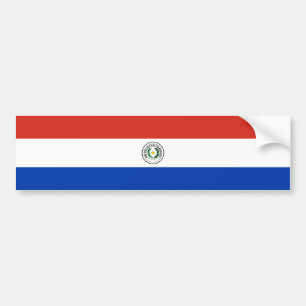 Flag of Paraguay Bumper Sticker