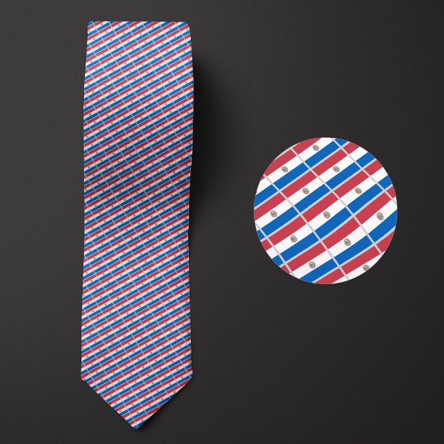 Flag of Paraguay Pattern Tie (Creator Uploaded)