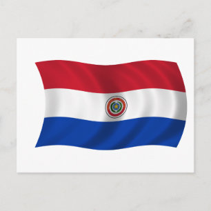 Flag of Paraguay Postcard